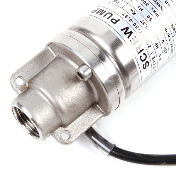 Pompe immergée en acier inoxydable 0,35 kW - Diamètre de la pompe : 5 cm - Câble de raccordement : 15 m