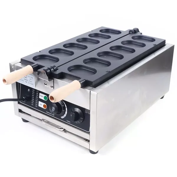 Machine à gaufres commerciale - Machine à gaufres - Machine à gaufres - Couveuse - Pancakes - Gaufrier électrique - Revêtement anti-adhésif - 3000 W