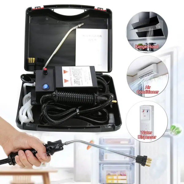 Nettoyeur vapeur 2000 W pour fenêtre en cuir - Nettoyeur haute pression - 220 V - Machine à haute pression - Nettoyage automatique mobile