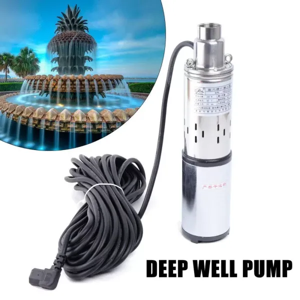 CNCEST-Pompe de fontaine solaire en acier inoxydable 48 V 280 W 16 l/min
