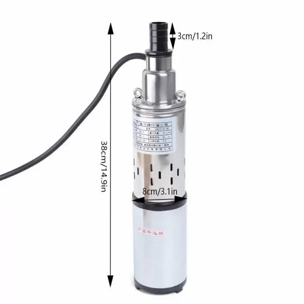 CNCEST-Pompe de fontaine solaire en acier inoxydable 48 V 280 W 16 l/min