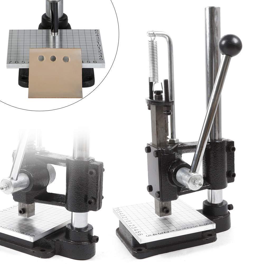 Outil de perforation pour cuir - Machine à perforer - Kit de presse-œillets - Poinçonnage - Machine DIY pour percer le cuir