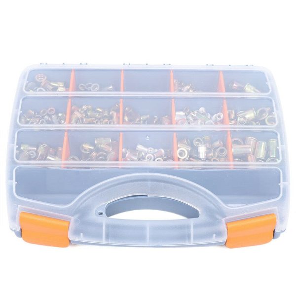 Lot de 1200 écrous à rivets aveugles en acier inoxydable et aluminium M3 M4 M5 M6 M8 M10 M12 Lot de 1200 écrous à rivets aveugles en acier inoxydable et aluminium M3 M4 M5 M6 M8 M10 M12