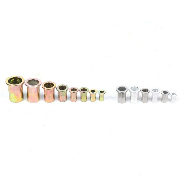 Lot de 1200 écrous à rivets aveugles en acier inoxydable et aluminium M3 M4 M5 M6 M8 M10 M12 Lot de 1200 écrous à rivets aveugles en acier inoxydable et aluminium M3 M4 M5 M6 M8 M10 M12