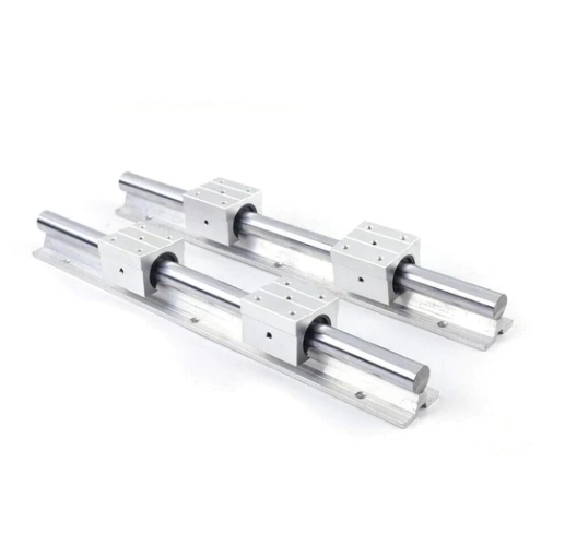 Rails linéaires pour roulements linéaires, 2 rails linéaires. Rails linéaires pour roulements linéaires, 2 rails linéaires.