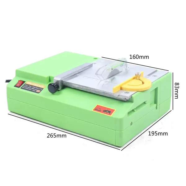 Mini scie circulaire de table 8800 tr/min - Petite machine à carving - 480 W - Portable - Pour le travail du bois
