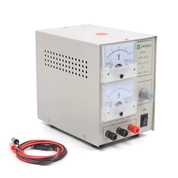 Galvanoplastie de Petite Taille Équipement de Galvanoplastie avec 2 Fils de Connexion Conducteur