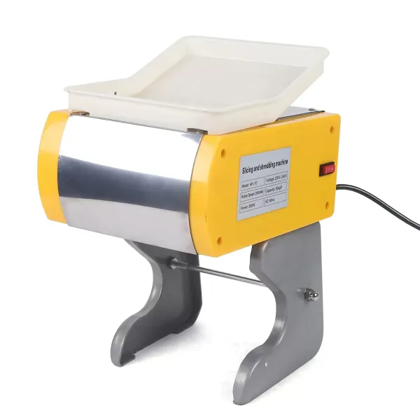 Trancheuse universelle 300 W - Trancheuse électrique 50 kg/h - Pour légumes et tranches de viande Trancheuse universelle 300 W - Trancheuse électrique 50 kg/h - Pour légumes et tranches de viande