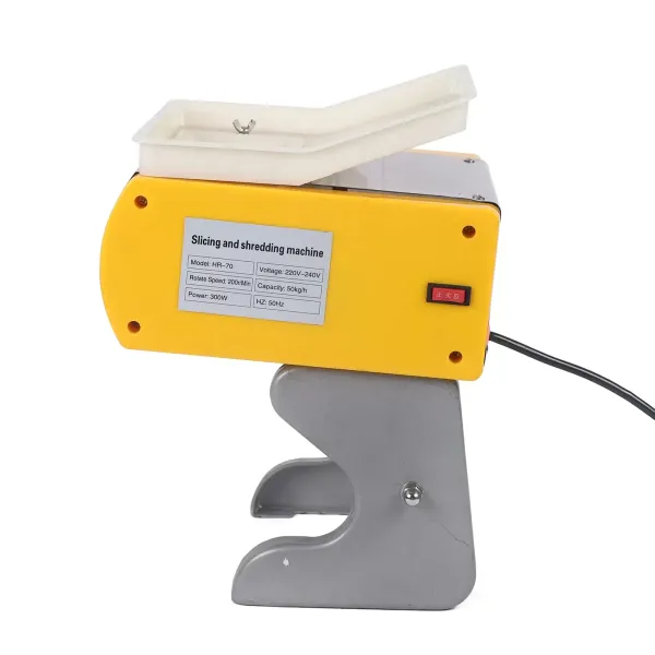 Trancheuse universelle 300 W - Trancheuse électrique 50 kg/h - Pour légumes et tranches de viande Trancheuse universelle 300 W - Trancheuse électrique 50 kg/h - Pour légumes et tranches de viande
