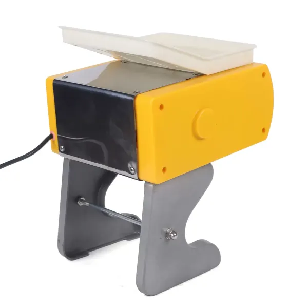 Trancheuse universelle 300 W - Trancheuse électrique 50 kg/h - Pour légumes et tranches de viande Trancheuse universelle 300 W - Trancheuse électrique 50 kg/h - Pour légumes et tranches de viande