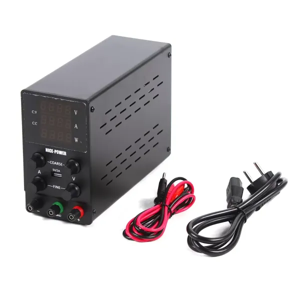 Bloc d'alimentation de laboratoire CC réglable avec affichage LED à 4 chiffres 0-30 V 0-10 A stabilise le bloc d'alimentation de laboratoire Bloc d'alimentation de laboratoire CC réglable avec affichage LED à 4 chiffres 0-30 V 0-10 A stabilise le bloc d'alimentation de laboratoire