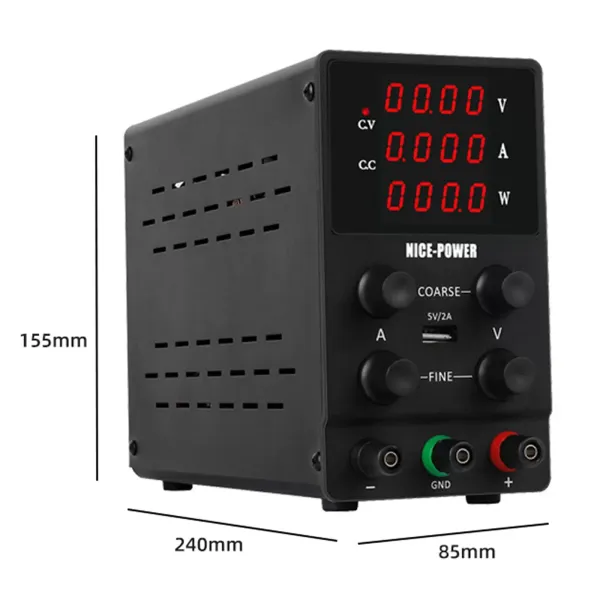Bloc d'alimentation de laboratoire CC réglable avec affichage LED à 4 chiffres 0-30 V 0-10 A stabilise le bloc d'alimentation de laboratoire Bloc d'alimentation de laboratoire CC réglable avec affichage LED à 4 chiffres 0-30 V 0-10 A stabilise le bloc d'alimentation de laboratoire