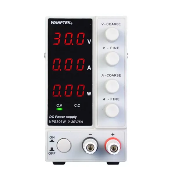 Alimentation de Laboratoire réglable 0-30V, 0-6A, écrans LCD Alimentation de Laboratoire CC, Alimentation stabilisée