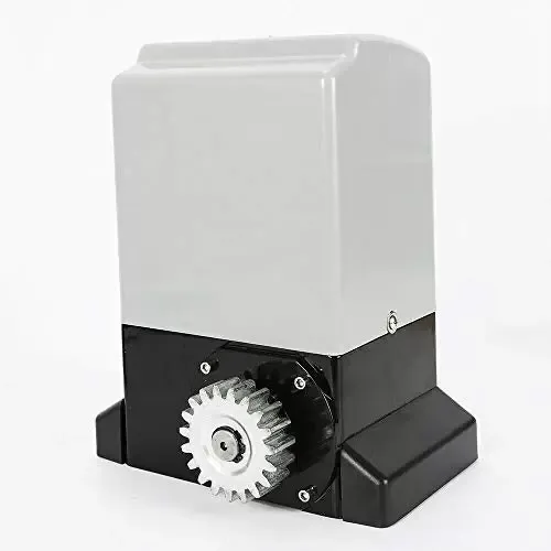 Moteur de portail coulissant - 550 W - Électrique - 1200 kg - Avec 2 télécommandes et 6 crémaillères