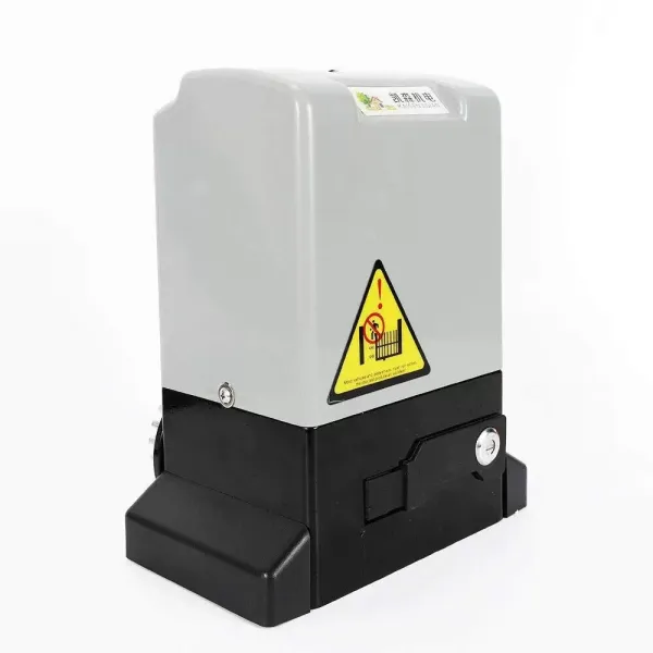 Moteur de portail coulissant - 550 W - Électrique - 1200 kg - Avec 2 télécommandes et 6 crémaillères