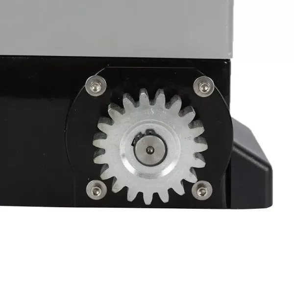 Moteur de portail coulissant - 550 W - Électrique - 1200 kg - Avec 2 télécommandes et 6 crémaillères