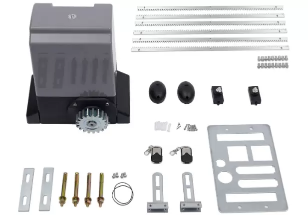 CNCEST 230V 750W 2000KG schuifdeurmotor elektrische garagedeur + 2 afstandsbedieningen