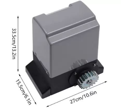 CNCEST 230V 750W 2000KG schuifdeurmotor elektrische garagedeur + 2 afstandsbedieningen