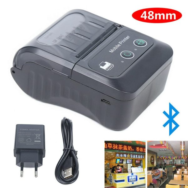 Imprimante d'étiquettes thermiques mobile Imprimante thermique Imprimante d'étiquettes Imprimante thermique directe