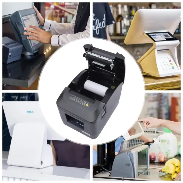 Imprimante thermique USB pour reçus Imprimante thermique 80 mm POS Imprimante de bonbon de caisse Fonction de découpe de papier ESC/POS Commande Imprimante d'étiquettes Imprimante thermique USB pour reçus Imprimante thermique 80 mm POS Imprimante de bonbon de caisse Fonction de découpe de papier ESC/POS Commande Imprimante d'étiquettes