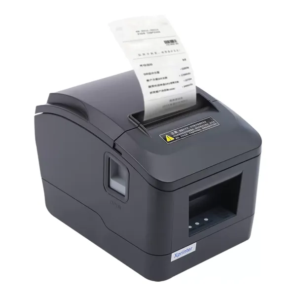 Imprimante thermique USB pour reçus Imprimante thermique 80 mm POS Imprimante de bonbon de caisse Fonction de découpe de papier ESC/POS Commande Imprimante d'étiquettes