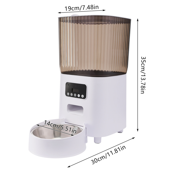 Mangeoire automatique pour animaux de compagnie, distributeur intelligent de nourriture pour chats