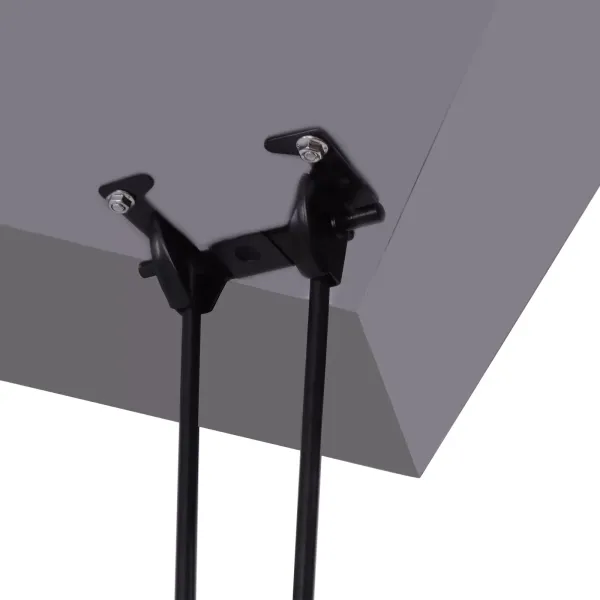 Bouclier thermique extérieur de la fosse à incendie, chaleur vers le bas et vers l'extérieur, acier inoxydable, avec poignée Bouclier thermique extérieur de la fosse à incendie, chaleur vers le bas et vers l'extérieur, acier inoxydable, avec poignée