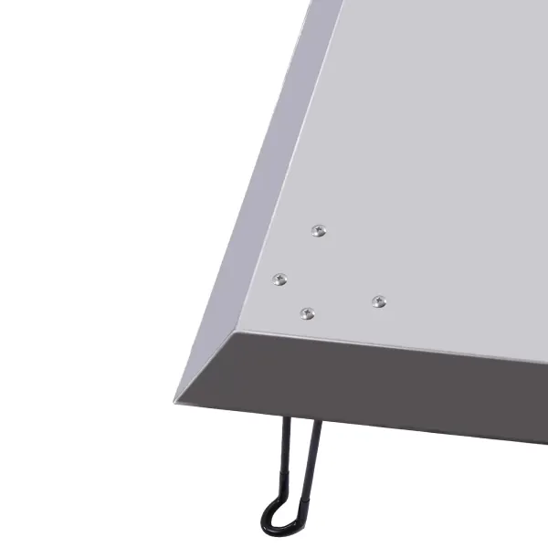Bouclier thermique extérieur de la fosse à incendie, chaleur vers le bas et vers l'extérieur, acier inoxydable, avec poignée Bouclier thermique extérieur de la fosse à incendie, chaleur vers le bas et vers l'extérieur, acier inoxydable, avec poignée