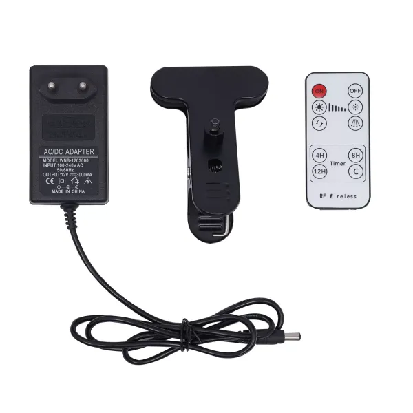 Lampe de culture avec support et clip, 420 LED pour plantes d'intérieur, 10 niveaux à intensité variable, 3 minuteries