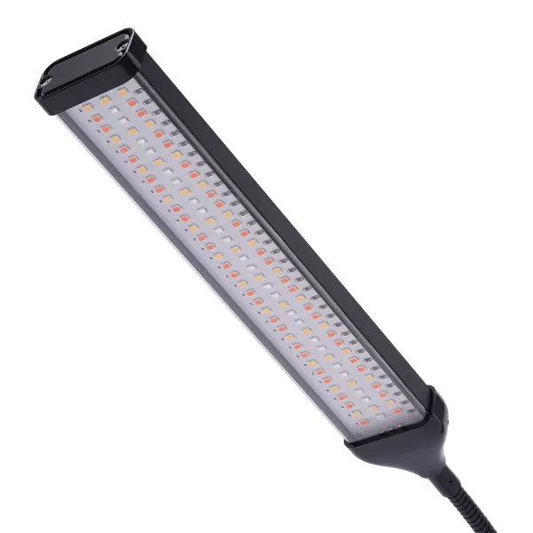 Lampe de culture avec support et clip, 420 LED pour plantes d'intérieur, 10 niveaux à intensité variable, 3 minuteries