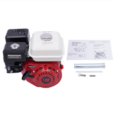 Moteur à essence monocylindre 7,5 CV / 4 temps Moteur à moteur sur pied Moteur à carte par gravité refroidie Moteur à essence monocylindre 7,5 CV / 4 temps Moteur à moteur sur pied Moteur à carte par gravité refroidie