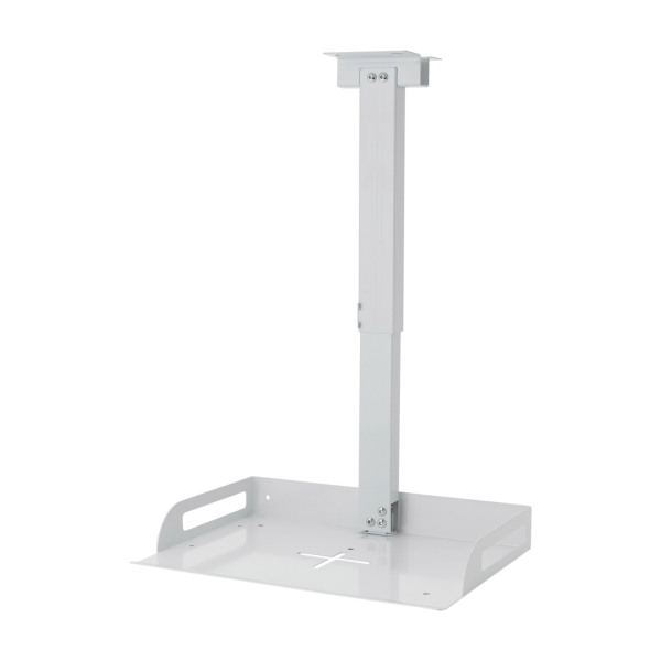 Support de projecteur de plafond, universel, hauteur réglable, 34-56 cm, capacité de charge : 14 kg, blanc