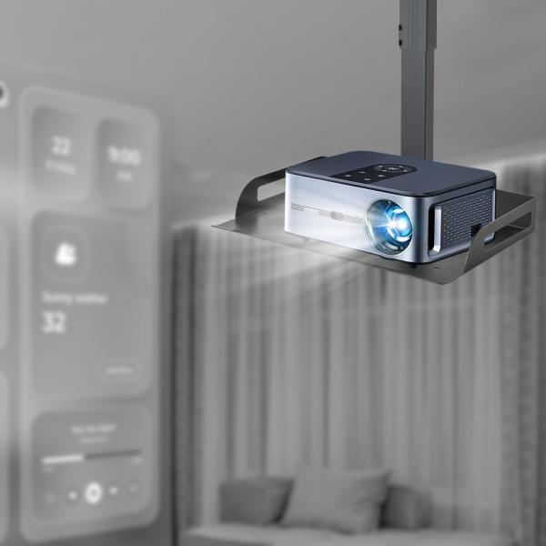 Support de projecteur universel Hauteur réglable 34-56 cm Taille du plateau : 35*22 cm Capacité de charge : 14 kg Noir