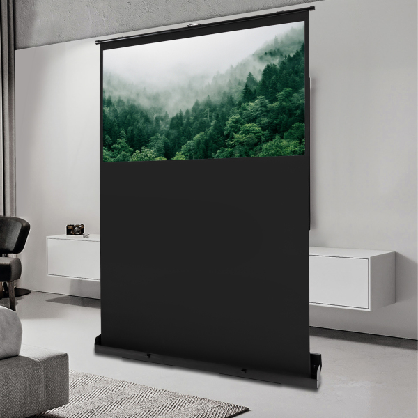 L'écran de projection portable de 60 pouces prend en charge les vidéos ultra haute définition 4K et 8K pour les salles de projection à domicile, les salons, les chambres à coucher, noir