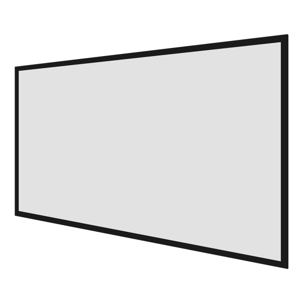 Grand projecteur mural 100 pouces, projecteur 16:9, cadre en aluminium, vidéoprojecteur extérieur à grande portée, maison pour entreprise de cinéma maison