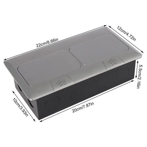 Prise encastrable escamotable Dual Networks&Sockets 250 V 16 A