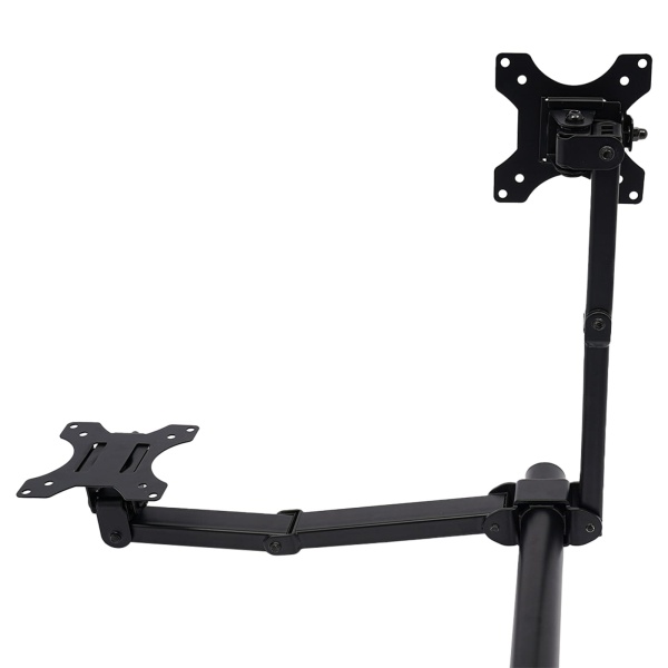 Support de bureau pour écran LED et LCD - Inclinable à 180° - Réglable en hauteur à 360° - 9 kg pour chaque écran