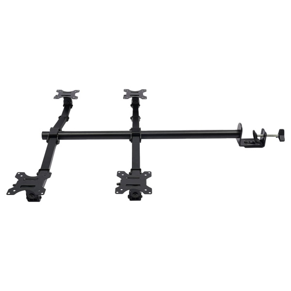 Support de bureau pour écran LED et LCD - Inclinable à 180° - Réglable en hauteur à 360° - 9 kg pour chaque écran