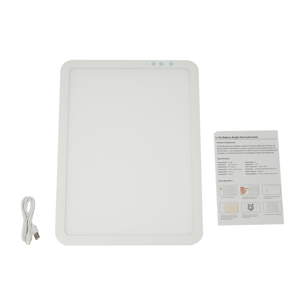 Panneau lumineux LED, Panneau lumineux portable sans fil, Panneau lumineu