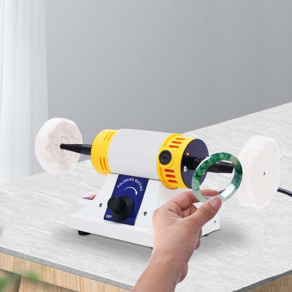 Petite polisseuse électrique 10000 tr/min Meuleuse électrique DIY Polisseuse Kit d'outils pour bijoux tourne 220 V (prise UE)