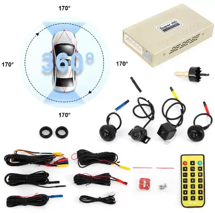 CNCEST High Definition 1080P surround digitale videorecorder met parkeerauto DVR 360