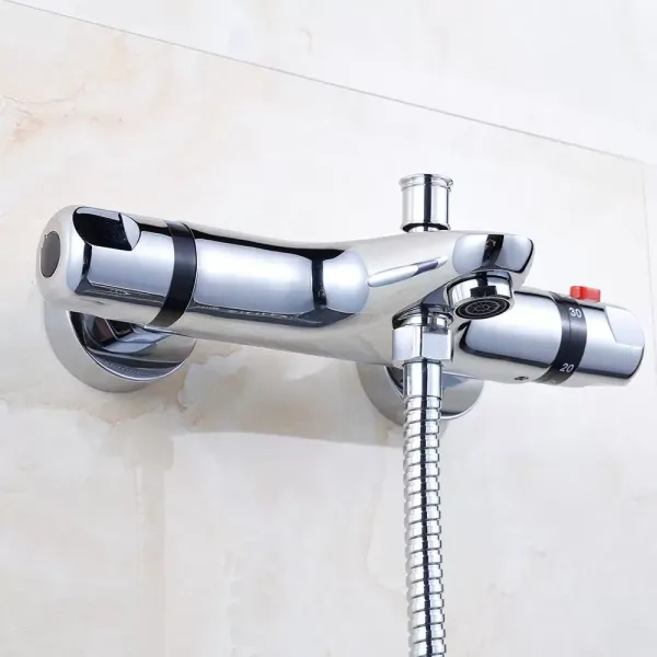 Thermostat de Bain Mitigeur Douche Thermostatique Mitigeur Thermostat Douche