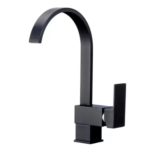Robinet de cuisine Noir Robinet d'évier Mitigeur d'évier Robinet mitigeur monocommande Robinet de cuisine