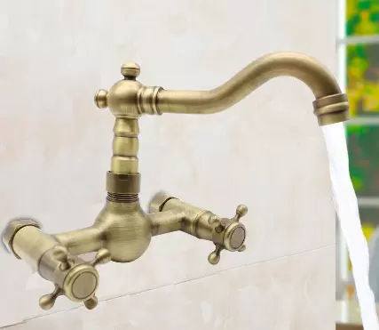 Retro messing keukenkranen