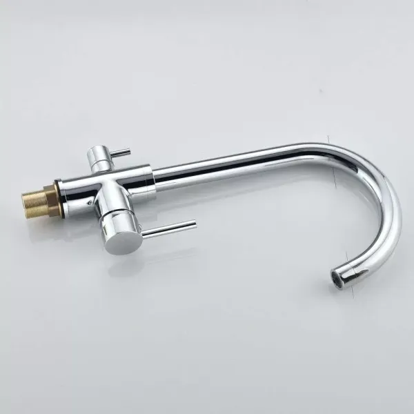 Robinet 3 voies universel avec valve en céramique - Système d'osmose 3 voies - Robinet en laiton et céramique - Pour évier de cuisine Robinet 3 voies universel avec valve en céramique - Système d'osmose 3 voies - Robinet en laiton et céramique - Pour évier de cuisine