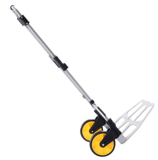 Chariot pliable pour transport portable, capacité de poids 120 kg, roues universelles