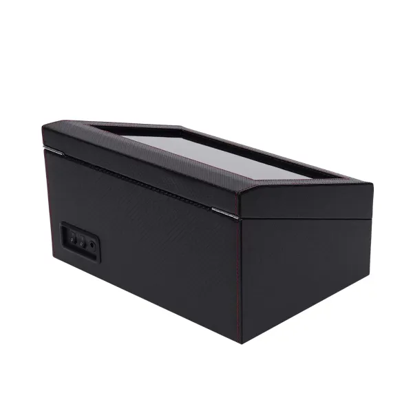 Remontoir automatique pour montres Moteur silencieux PU Boîtier de montre pour vitrine Remontoir automatique pour montres Moteur silencieux PU Boîtier de montre pour vitrine