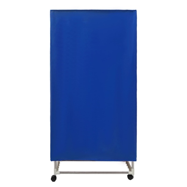 Séchoir électrique 1500 W avec minuterie (0-240 min), télécommande, double couche, design Dryer Machine pour appartements, maison, voyage (bleu)