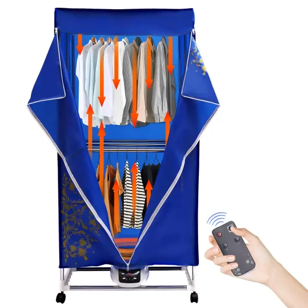 Bazargame Sèche-linge électrique Vêtements Séchage Séchoir pliant Étendoir Électrique Chauffable Voyage Machine