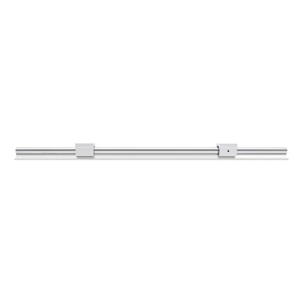 Lot de 2 guides linéaires SBR25 - 1000 mm - Rail coulissant G6 - Haute précision - Avec 4 blocs de roulement SBR25UU - Pour imprimantes 3D DIY